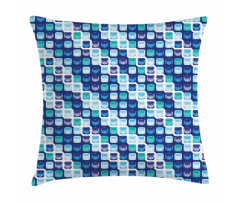 Vintage Mosaics Squares Pillow Cover