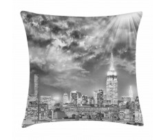 NYC Dramatic Skyline Pillow Cover