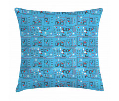 Lines Dots Circles Pillow Cover