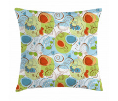 Geometric Funky Swirl Pillow Cover