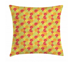 Orange Lemon Fruits Pillow Cover