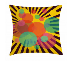 Circular Stripes Pillow Cover