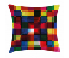 Halftoned Mosaic Tile Pillow Cover