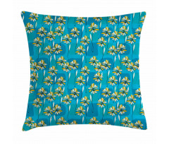 Sketchy Garden Flowers Pillow Cover