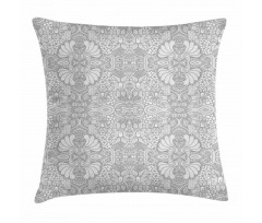 Floral Paisley Lace Like Pillow Cover