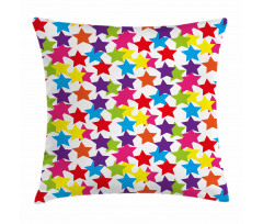Funky Stars Kids Room Pillow Cover