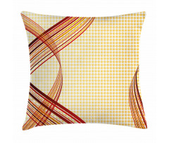 Abstract Curvy Stripes Pillow Cover