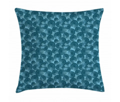 Circles Dots Rounded Tile Pillow Cover