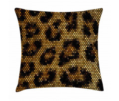 Leopard Motif Trippy Pillow Cover