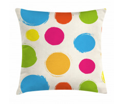 Colorful Round Forms Pillow Cover