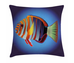 Tropical Exotic Sea Fish Pillow Cover