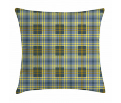 English Folk Texture Pillow Cover