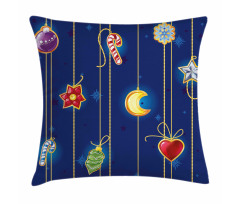 Xmas Objects Art Pillow Cover