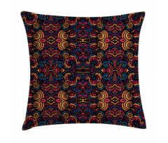 Floral Glass Pattern Pillow Cover