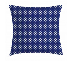 White Polka Dotted Tile Pillow Cover
