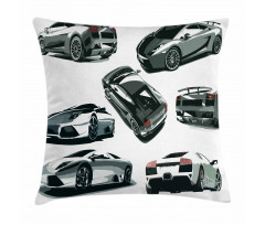 Cars from Various Angles Pillow Cover