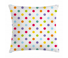 Cheerful Design Polka Dot Pillow Cover