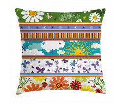 Vivid Daisies Sun Kids Pillow Cover