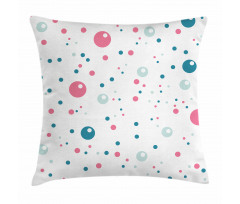 Pastel Color Polka Dots Pillow Cover