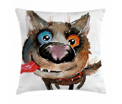 Funny Dog Puppy Pillow Cover