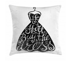 Positive Words on Hanger Pillow Cover