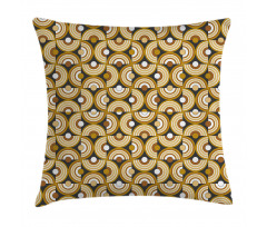Funky Abstract Rounded Pillow Cover