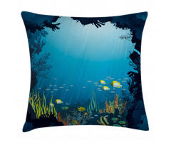 Tropical Fishes and Reefs Pillow Cover