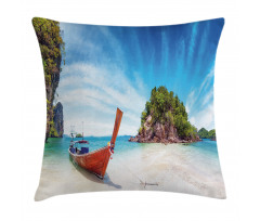 Exotic Beach Thailand Pillow Cover