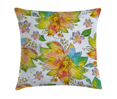 Macro Flower Petals Art Pillow Cover