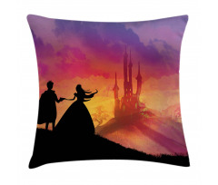 Prince Princess Castle Pillow Cover