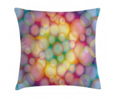 Hazy Balls Circular Hoop Pillow Cover