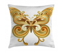 Macro Butterfly Pillow Cover