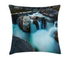 Waterfall Basalt Rocks Pillow Cover