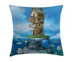 Fantasy Fisherman House Pillow Cover