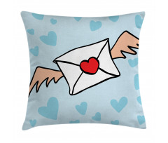 Heart Seal Love Pillow Cover