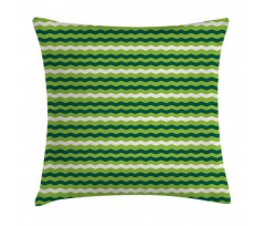 Wavy Lines Irish Cultural Pillow Cover