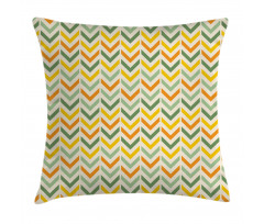 Retro Zigzags Vertical Pillow Cover