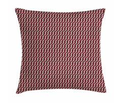 Cutrvy Wavy Lines Dark Tile Pillow Cover