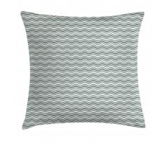 Curvy Stripes Waves Pillow Cover
