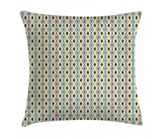 Oval Drop Like Forms Pillow Cover