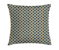 Hexagonal Overlapping Pillow Cover