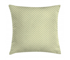 Geometric Spring Leaves Pillow Cover