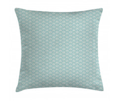 Sea Inspired Floral Pillow Cover