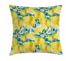 Lemon Citrus Branches Pillow Cover