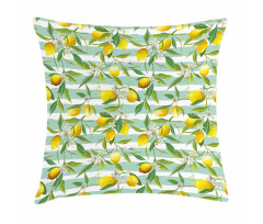 Blooming Lemon Tree Pillow Cover
