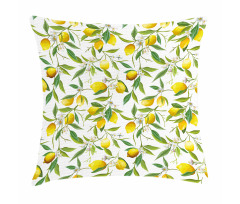 Lemon Woody Romantic Pillow Cover