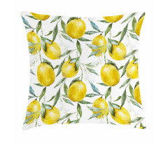 Vibrant Citrus Plants Pillow Cover