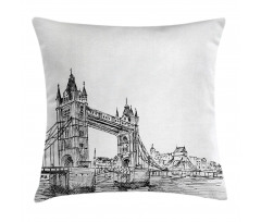 Tower Bridge UK Scenery Pillow Cover