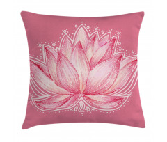Lotus Meditation Yoga Pillow Cover