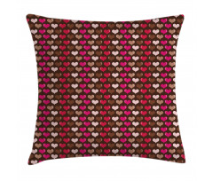 Vibrant Heart Romance Pillow Cover